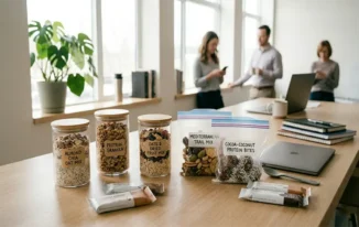 Healthy Non-Perishable Office Desk Breakfast Snacks and Ideas