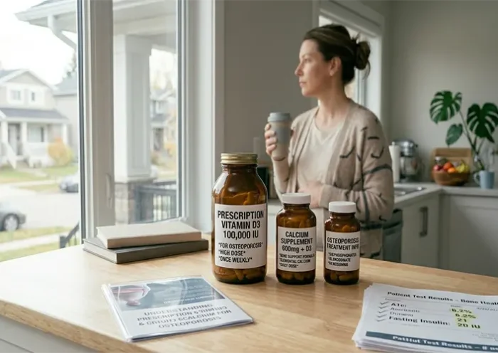 Prescription Vitamin D and Calcium Supplements for Osteoporosis Patients