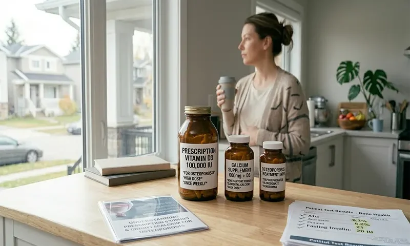 Prescription Vitamin D and Calcium Supplements for Osteoporosis Patients