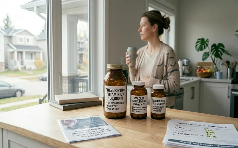 Prescription Vitamin D and Calcium Supplements for Osteoporosis Patients