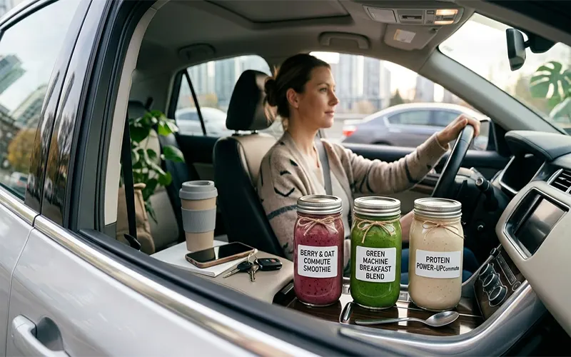Quick Healthy Breakfast Smoothies for a Morning Commute